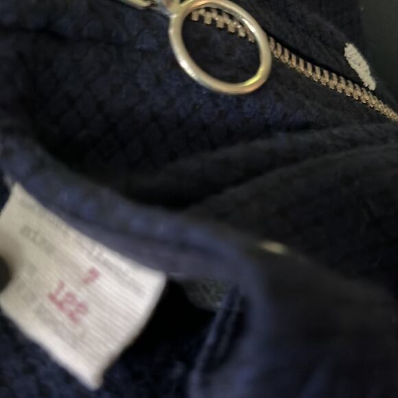 Zara Girls Navy Blue White Polka Dot Cold Shoulder Summer Dress - Picture 6 of 6